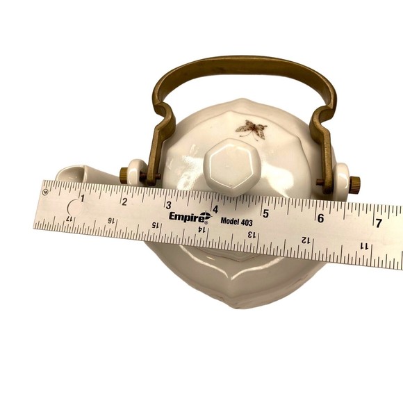 Original Lotus The Tuscany Collection Porcelain Large 6 Cups 48Oz Teapot Japan - Picture 4 of 12